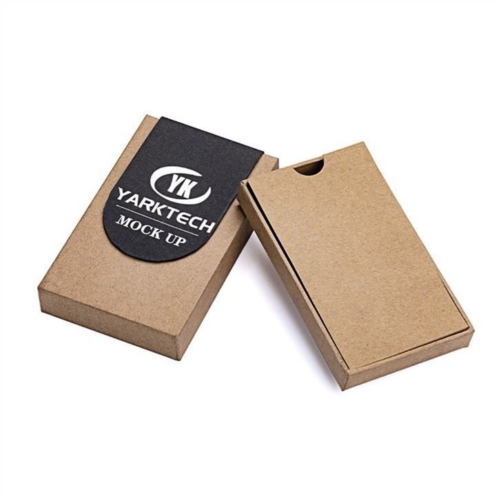 Caja de papel con tapa abatible magnética