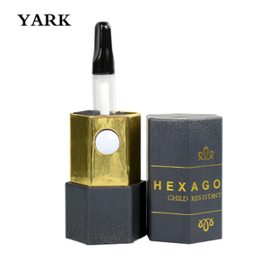 Tubo de embalaje a prueba de niños con cartucho de vape de aceite de CBD