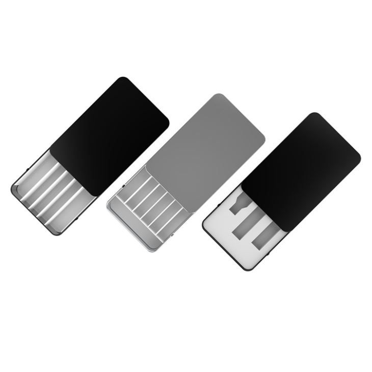 Contenedor de metal para kit de vapeo a prueba de niños