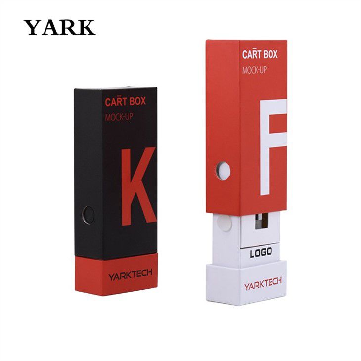 Empaquetado del cartucho Vape con botón CR